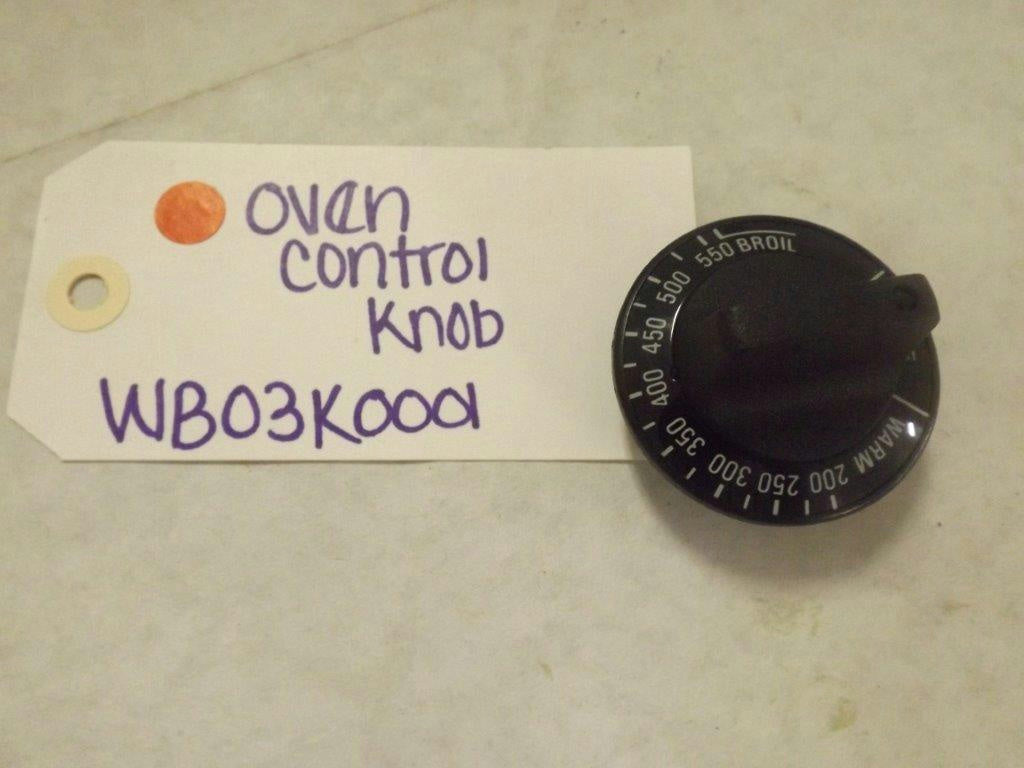 GENERAL ELECTRIC STOVE WB03K0001 OVEN CONTROL KNOB NEW GENERAL ELECTRIC STOVE WB03K0001 OVEN CONTROL KNOB NEW